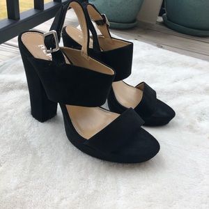Black Velvet Heels